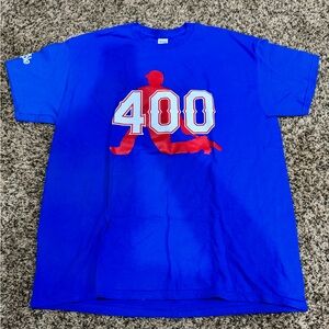 NWOT Texas Rangers Adrian Beltre 400 Career Homeruns Giveaway Shirt - Size XL